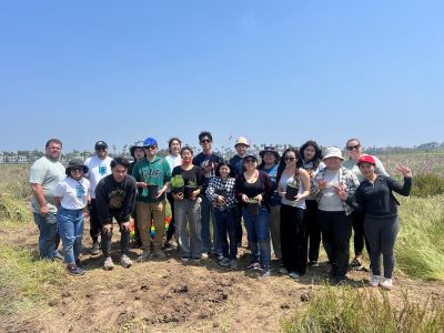 Bolsa Chica Wetlands Service Project Group Photo